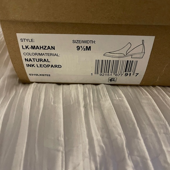 New with box Lucky Brand natural ink leopard print LK-Mahzan Shoes - Picture 4 of 8